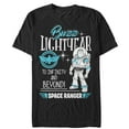 thumbnail image 1 of Men's Toy Story Buzz Lightyear Space Ranger Badge  Graphic Tee Black 3X Large, 1 of 4