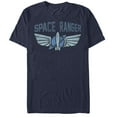 thumbnail image 1 of Men's Toy Story Buzz Lightyear Star CommBlack and White Logo  Graphic Tee Navy Blue Large, 1 of 4