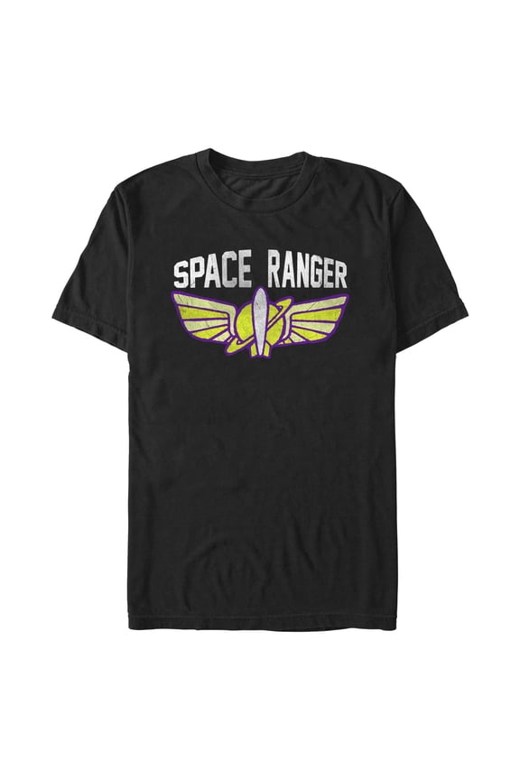 Men's Toy Story Buzz Lightyear Star Command Logo  Graphic T-Shirt