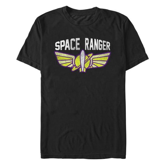 Men's Toy Story Buzz Lightyear Star Command Logo Graphic T-Shirt