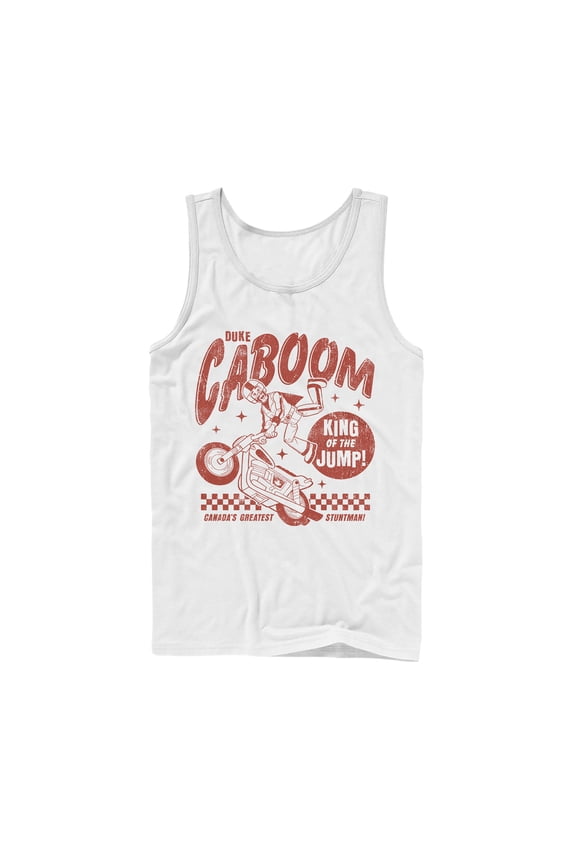 Men's Toy Story Caboom King Jump Tank Top White Large