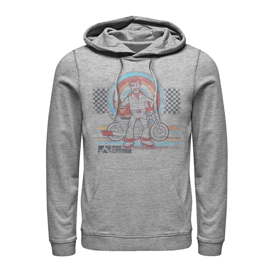 Men's Toy Story Caboom Retro Pull Over Hoodie Athletic Heather 3X Large