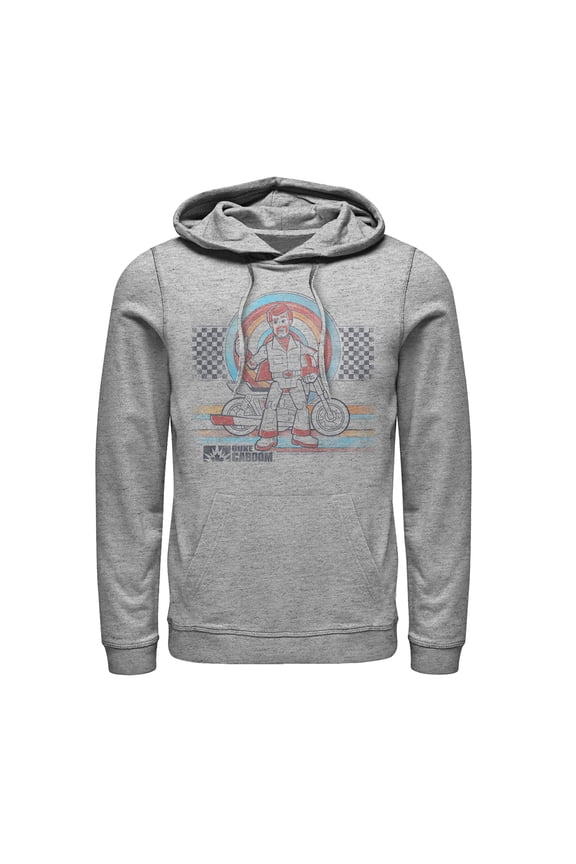 Men's Toy Story Caboom Retro Pull Over Hoodie Athletic Heather 3X Large