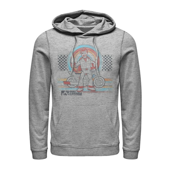 Men's Toy Story Caboom Retro Pull Over Hoodie Athletic Heather Small