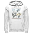 thumbnail image 1 of Men's Toy Story Cartoon Border Friends  Pull Over Hoodie White Medium, 1 of 3