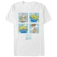 thumbnail image 1 of Men's Toy Story Character Box  Graphic Tee White Large, 1 of 4