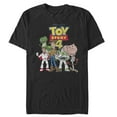 thumbnail image 1 of Men's Toy Story Character Logo Party Graphic Tee Black 4X Large, 1 of 4