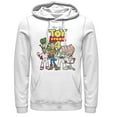 thumbnail image 1 of Men's Toy Story Character Logo Party Pull Over Hoodie White Medium, 1 of 3