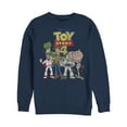 thumbnail image 1 of Men's Toy Story Character Logo Party  Sweatshirt Navy Blue Medium, 1 of 3
