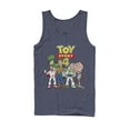 thumbnail image 1 of Men's Toy Story Character Logo Party  Tank Top Navy Blue Small, 1 of 3