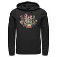 thumbnail image 1 of Men's Toy Story Character Logo Scene Pull Over Hoodie Black Medium, 1 of 3