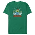 thumbnail image 1 of Men's Toy Story Christmas Alien Snow Globe  Graphic Tee Kelly Green 2X Large, 1 of 4