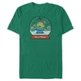 thumbnail image 1 of Men's Toy Story Christmas Alien Snow Globe Graphic Tee Kelly Green 3X Large, 1 of 4