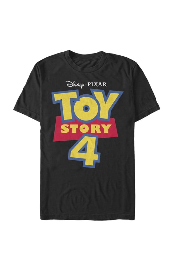 Men's Toy Story Classic Logo Graphic Tee Black Large