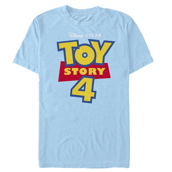 Men's Toy Story Classic Logo Graphic Tee Light Blue Medium
