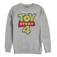 thumbnail image 1 of Men's Toy Story Classic Logo  Sweatshirt Athletic Heather X Large, 1 of 3