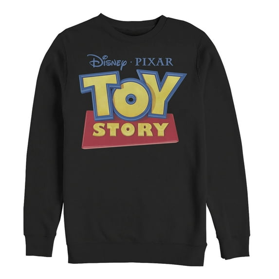 Men's Toy Story Classic Logo Sweatshirt Black 3X Large