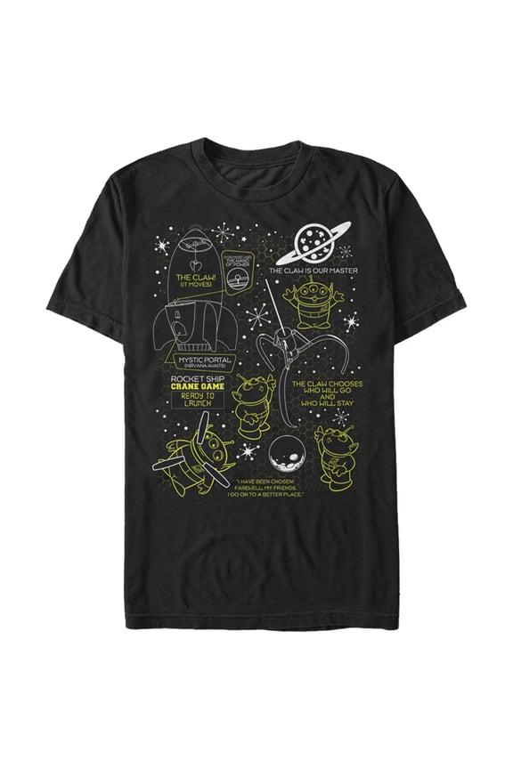 Men's Toy Story Claw is Our Master Graphic Tee Black 3X Large
