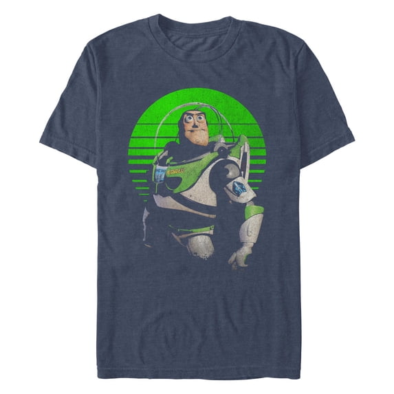 Men's Toy Story Distressed Buzz Lightyear Pose Graphic T-Shirt