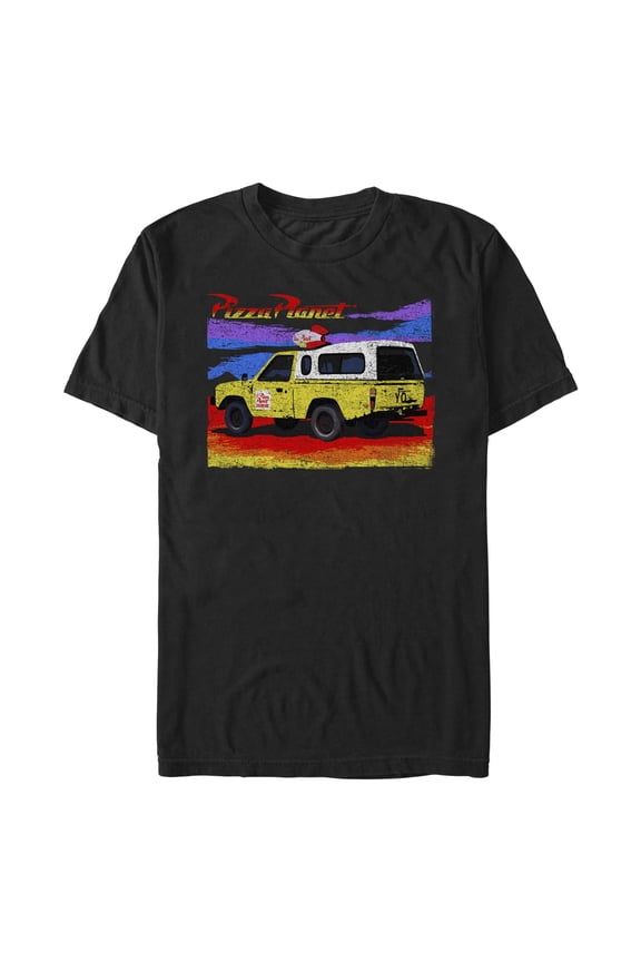 Men's Toy Story Distressed Pizza Planet Truck Graphic T-Shirt