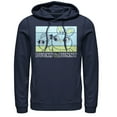 thumbnail image 1 of Men's Toy Story Ducky & Bunny Panels  Pull Over Hoodie Navy Blue Medium, 1 of 3