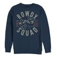 thumbnail image 1 of Men's Toy Story Ducky & Bunny Ready Rowdy Squad Sweatshirt Navy Blue Large, 1 of 3