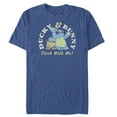 thumbnail image 1 of Men's Toy Story Ducky & Bunny Stick With It Motto Graphic Tee Royal Blue Small, 1 of 4