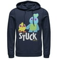 thumbnail image 1 of Men's Toy Story Ducky & Bunny Stuck With Us  Pull Over Hoodie Navy Blue Medium, 1 of 3