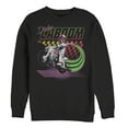 thumbnail image 1 of Men's Toy Story Duke Caboom Neon Race  Sweatshirt Black Small, 1 of 3