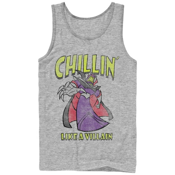 Men's Toy Story Emperor Zurg Chillin Like a Villain  Tank Top Athletic Heather Medium