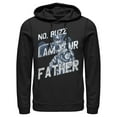 thumbnail image 1 of Men's Toy Story Evil Emperor Zurg and Buzz Lightyear I am Your Father  Pull Over Hoodie Black Medium, 1 of 4
