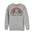 thumbnail image 1 of Men's Toy Story Forky Talkin' Trash Rainbow  Sweatshirt Athletic Heather 3X Large, 1 of 3
