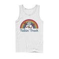 thumbnail image 1 of Men's Toy Story Forky Talkin' Trash Rainbow Tank Top White X Large, 1 of 4