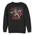 thumbnail image 1 of Men's Toy Story Halloween Frightfully Fun Buzz Sweatshirt Black 3X Large, 1 of 3