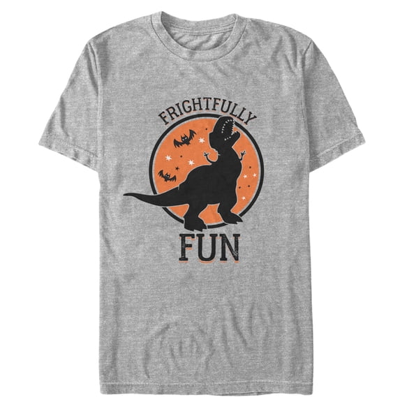Men's Toy Story Halloween Frightfully Fun Rex Graphic Tee Athletic Heather Small