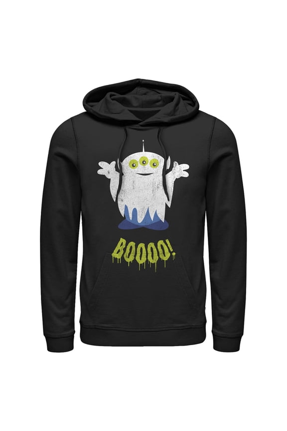 Men's Toy Story Halloween Squeeze Alien Boo Ghosts Pull Over Hoodie Black Medium