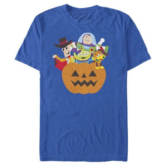 Men's Toy Story Halloween Toy Treats  Graphic Tee Royal Blue Medium