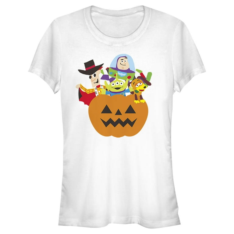 Men's Toy Story Halloween Toy Treats Graphic Tee White Large
