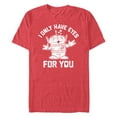 thumbnail image 1 of Men's Toy Story I Only Have Eyes for You  Graphic Tee Red Heather Medium, 1 of 5