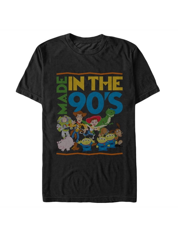 Men's Toy Story Made in the 90's Graphic Tee Black X Large