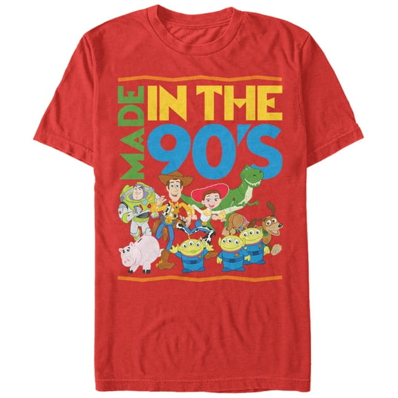 Men's Toy Story Made in the 90's  Graphic Tee Red Small