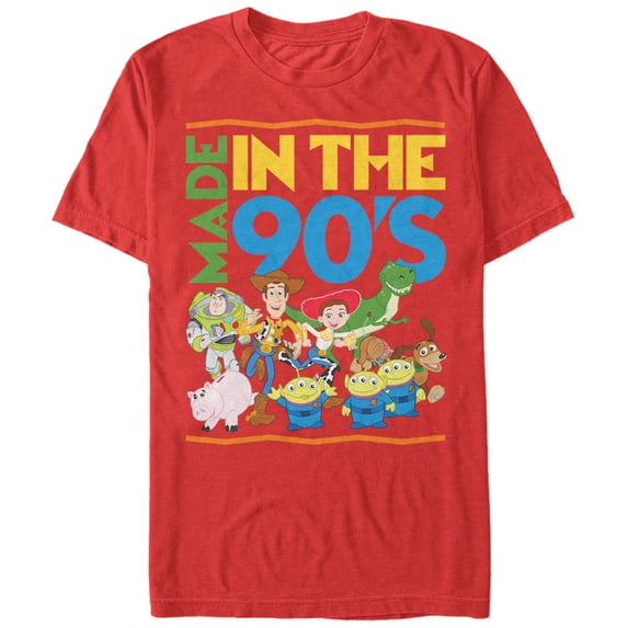 Men's Toy Story Made in the 90's Graphic Tee Red X Large