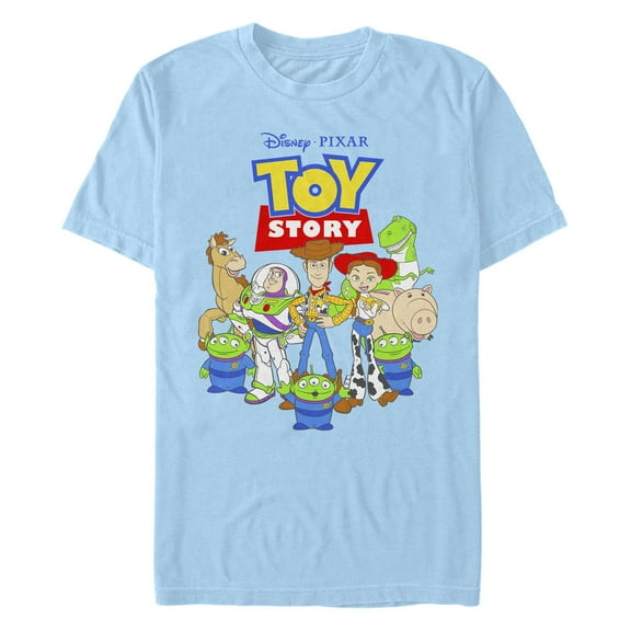 Men's Toy Story Main Characters Logo  Graphic T-Shirt