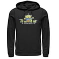 thumbnail image 1 of Men's Toy Story Pizza Planet Alien Slogan  Pull Over Hoodie Black X Large, 1 of 3