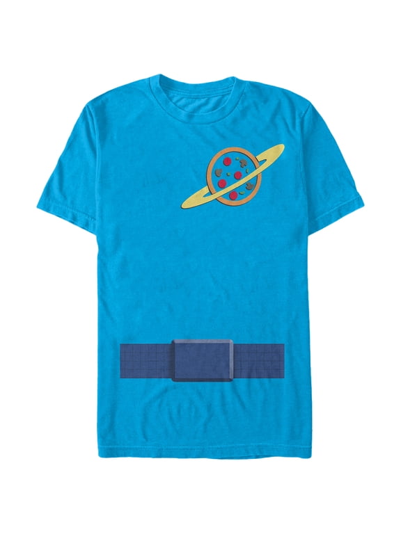 Men's Toy Story Pizza Planet Costume Tee Graphic Tee Turquoise 2X Large