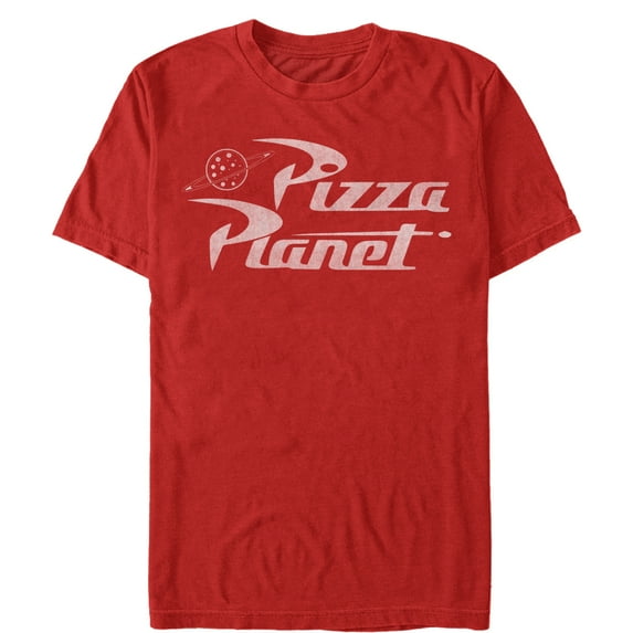 Men's Toy Story Pizza Planet Logo Graphic Tee Red Small