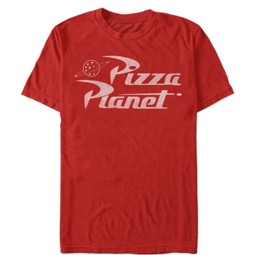 Men's Toy Story Pizza Planet Logo  Graphic Tee Red Small