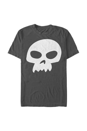 Men's Toy Story Sid Skull Graphic Tee Charcoal 3X Large