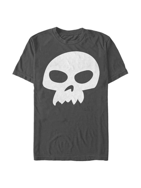 Men's Toy Story Sid Skull Graphic Tee Charcoal Large