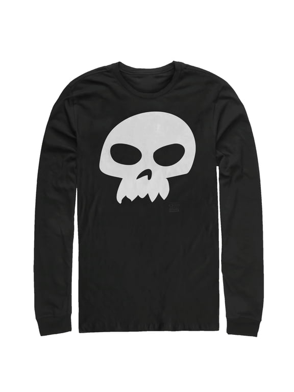 Men's Toy Story Sid Skull Long Sleeve Shirt Black X Large